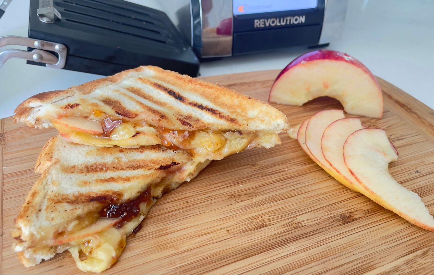 The Vermonter: Cheddar, Apple, and Fig Grilled Cheese