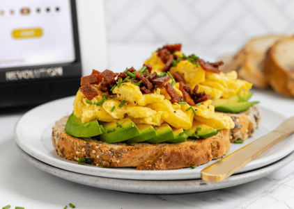 Loaded Avocado Toast with Soft Scrambled Eggs