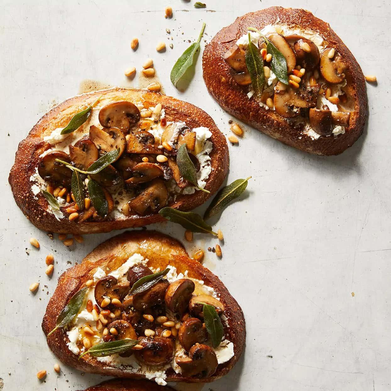mushroom toast