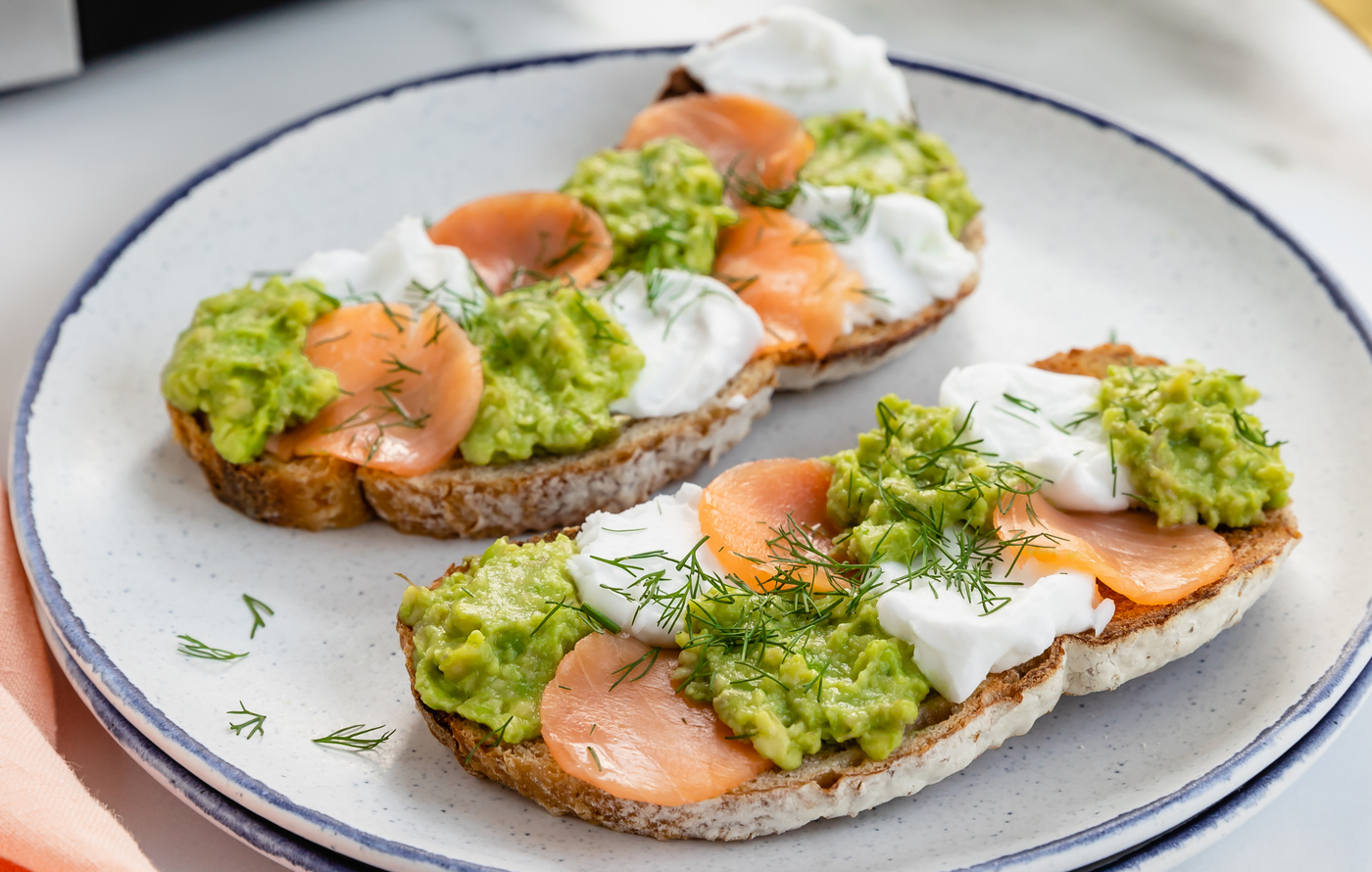 Everything But The Bagel: Avocado Toast with Lox, Cream Cheese, and Dill