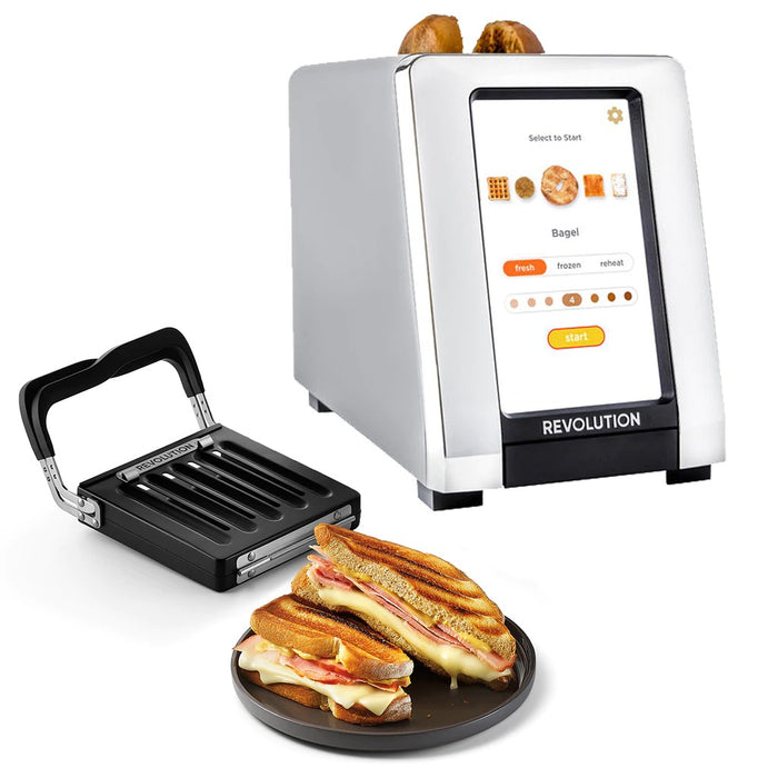 Revolution R270 High-Speed Touchscreen Toaster, 2-Slice Smart Toaster with  Patented InstaGLO Technology & Gluten-Free, Panini & 16 Bread Modes