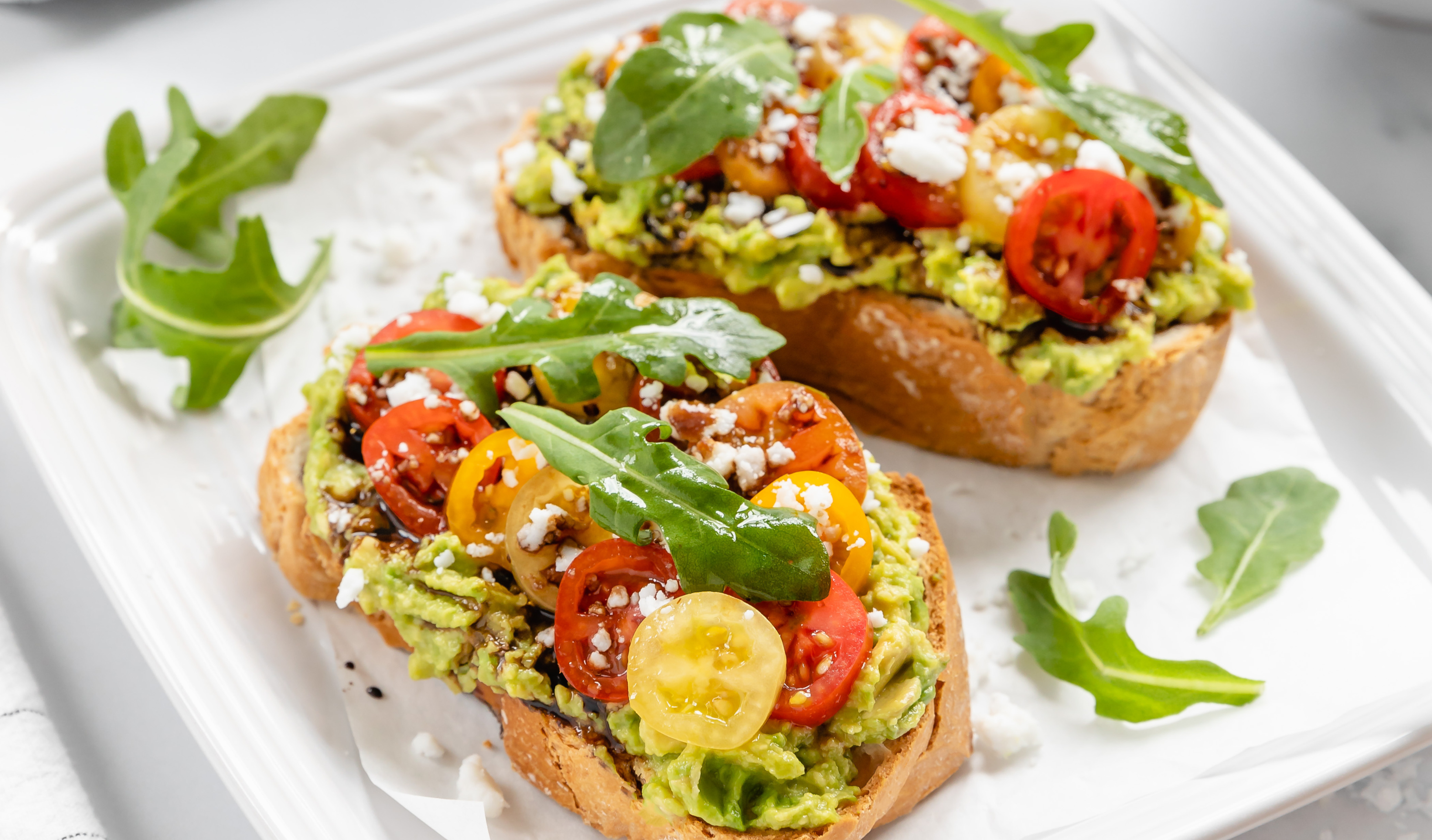 The Tricolor: Caprese Avocado Toast