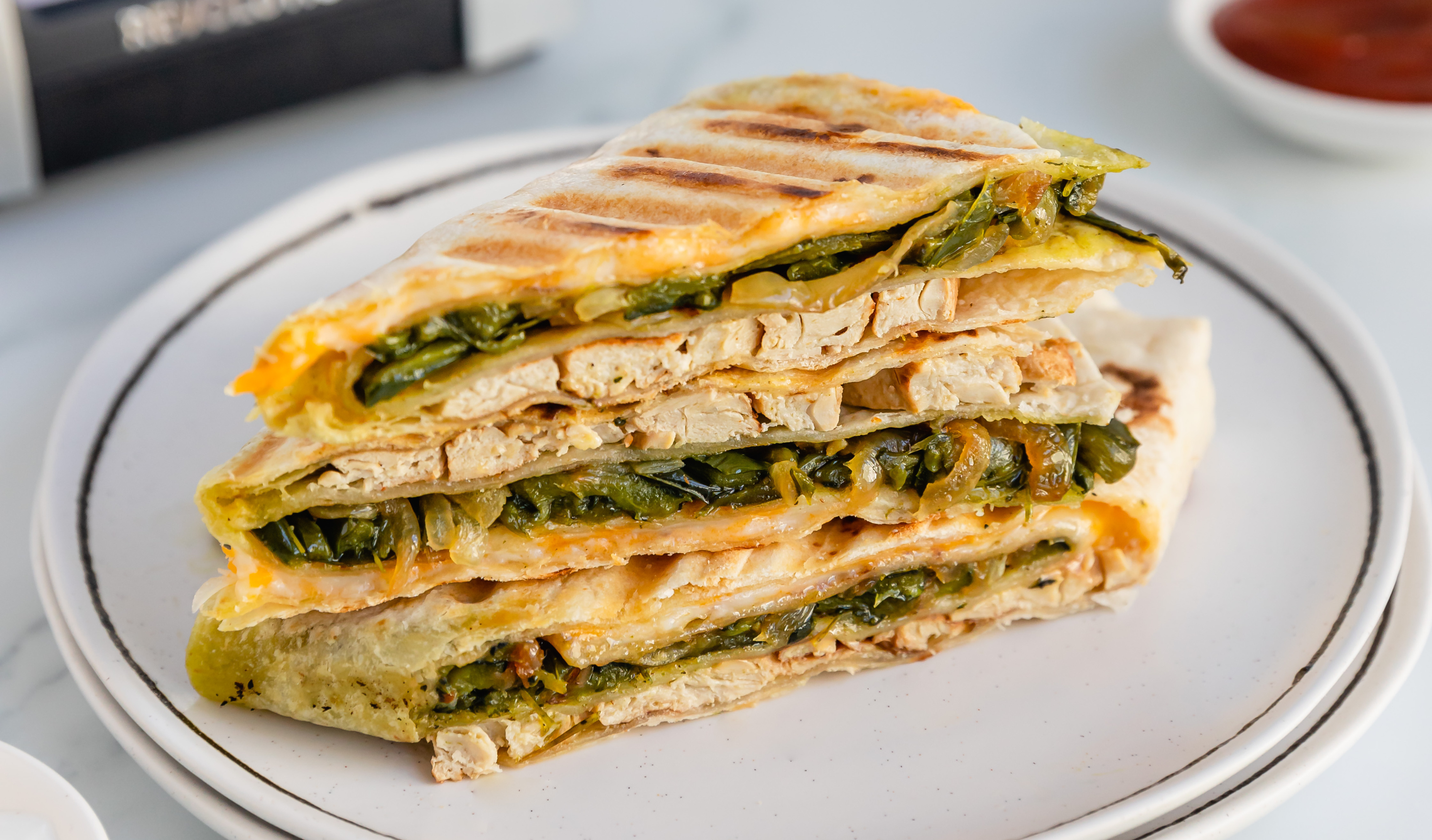 The Plot Chickens: Traditional Grilled Chicken Quesadilla