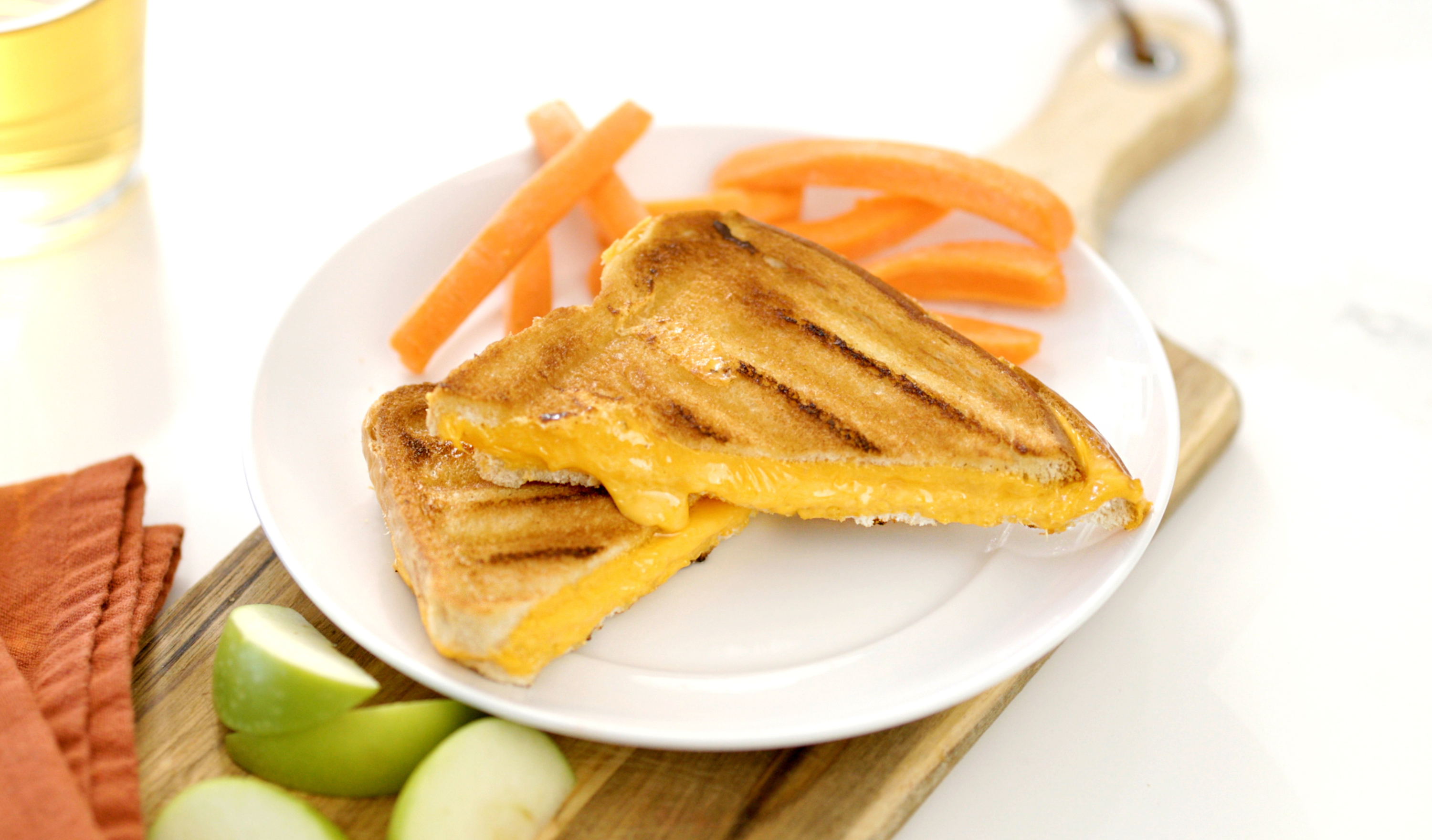 Grilled Cheese made in Revolution InstaGLO Toaster w/ Panini Press Accessory