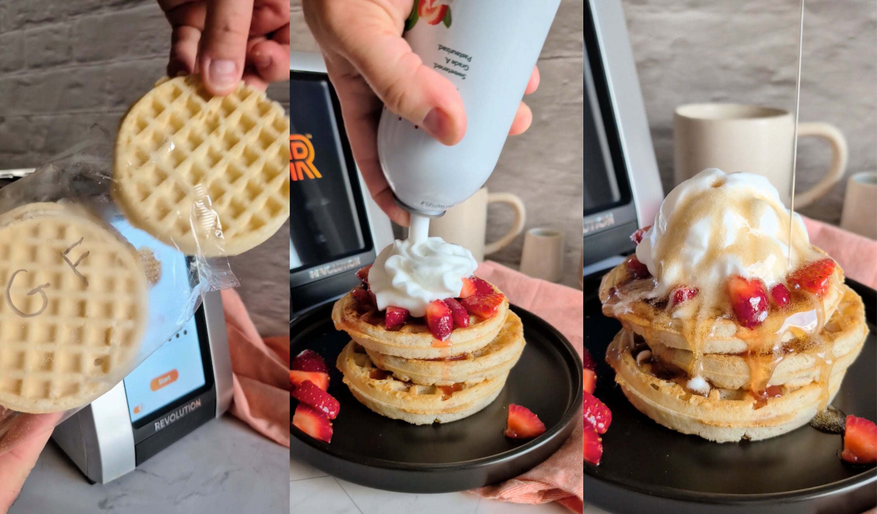 Berry Bright Gluten-Free Waffle