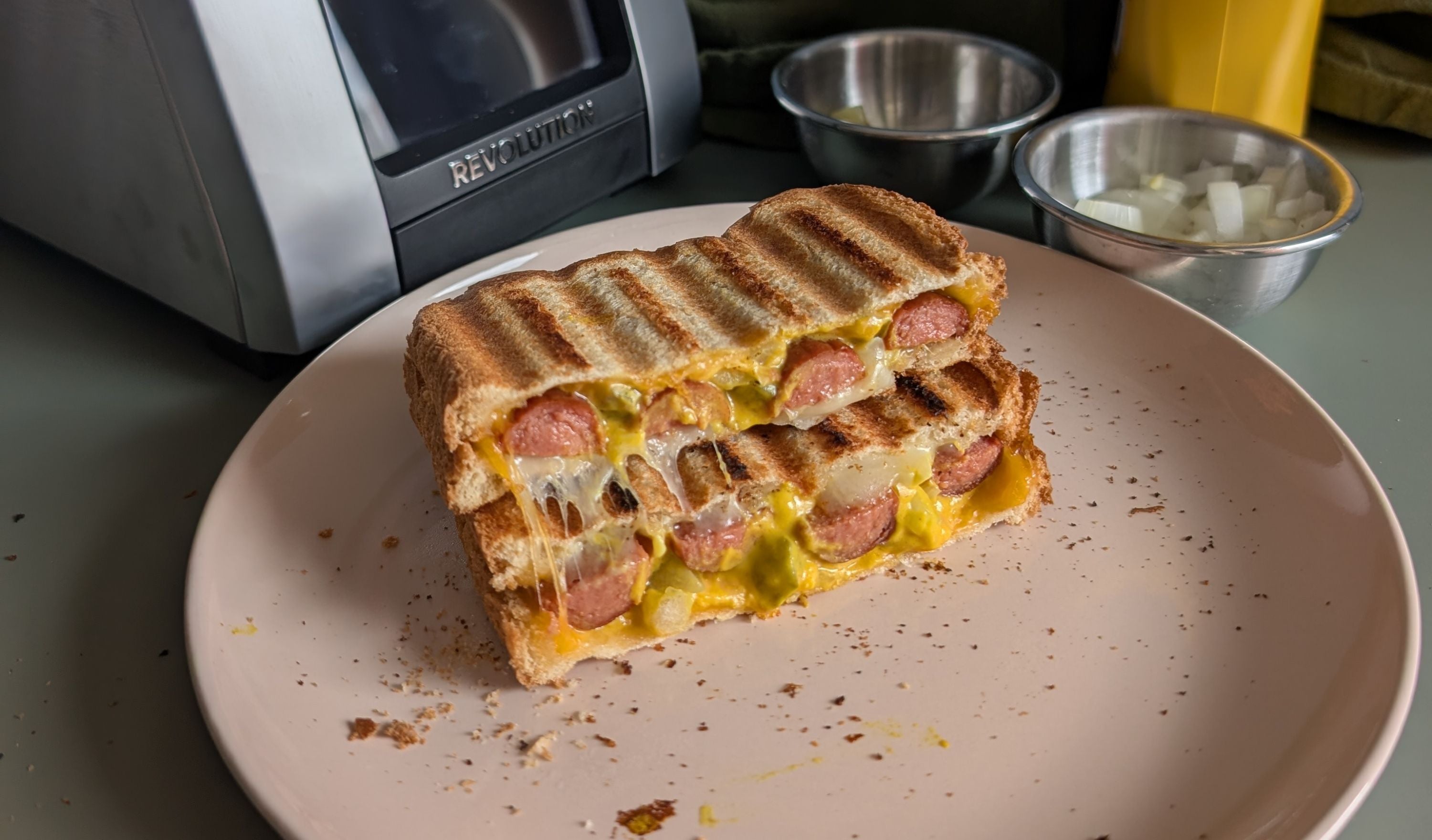 All-American Hot Dog Melt Sandwich