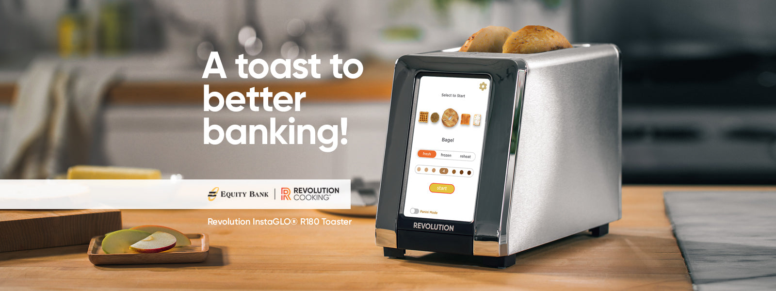 Revolution Cooking Revolution InstaGLO R180 Toaster Stainless