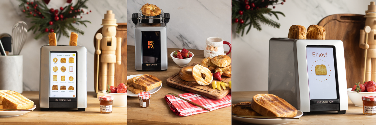 Revolution Toaster displayed as the best corporate gift employee gift for the holidays