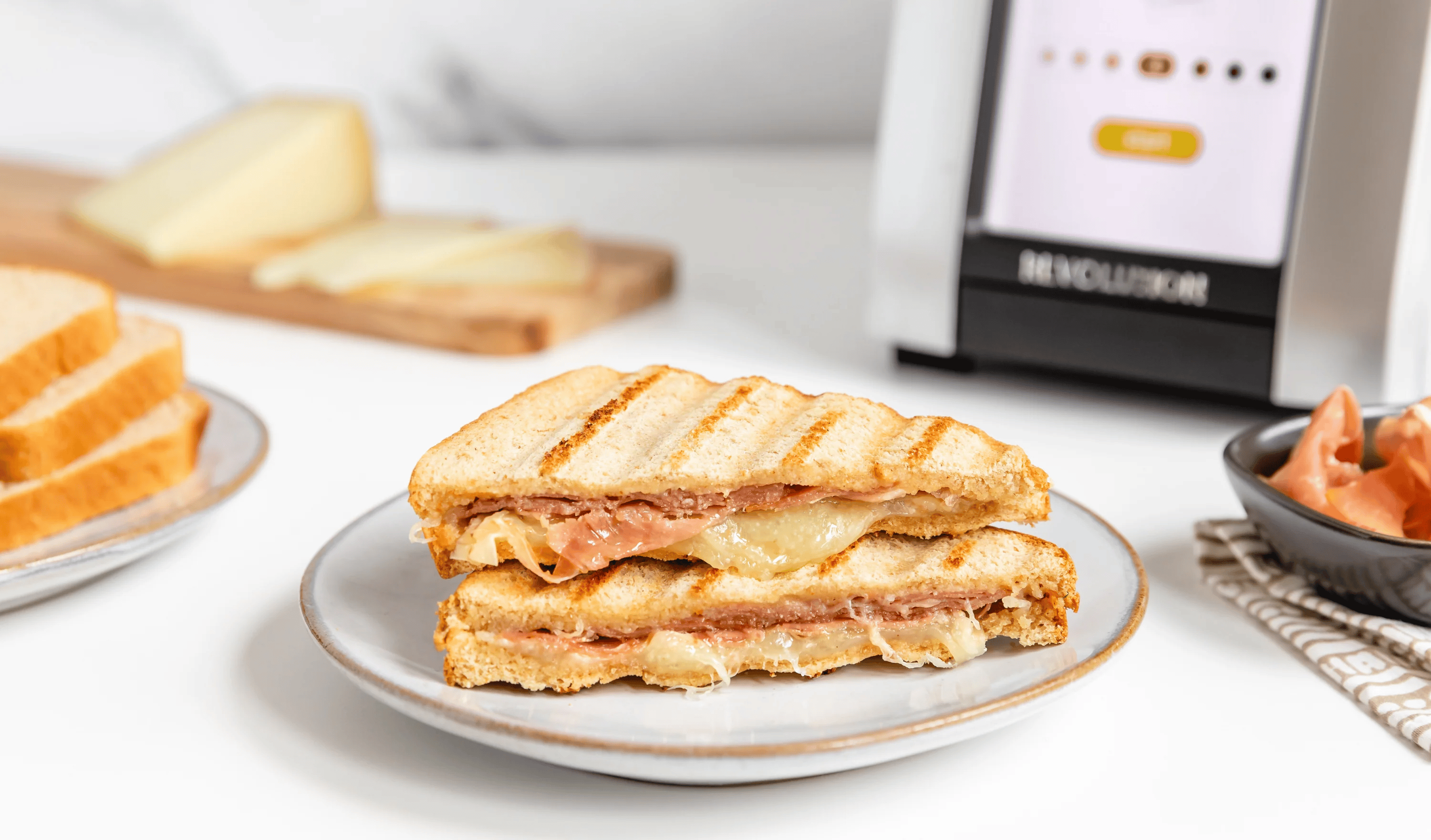 Panino Española: Serrano Ham and Manchego Cheese Toastie