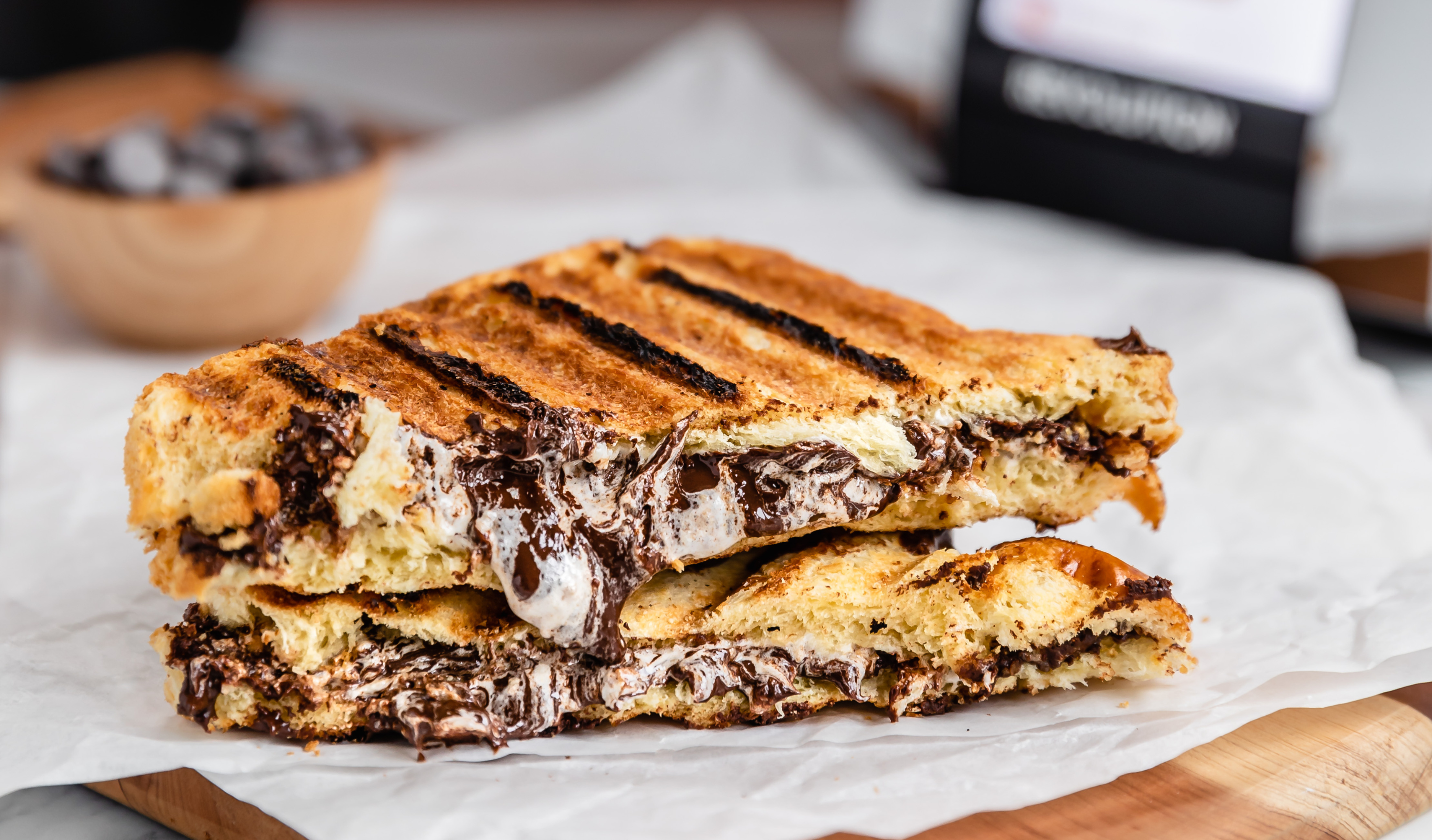 El Fuego: S’mores Mexican Chocolate Panini