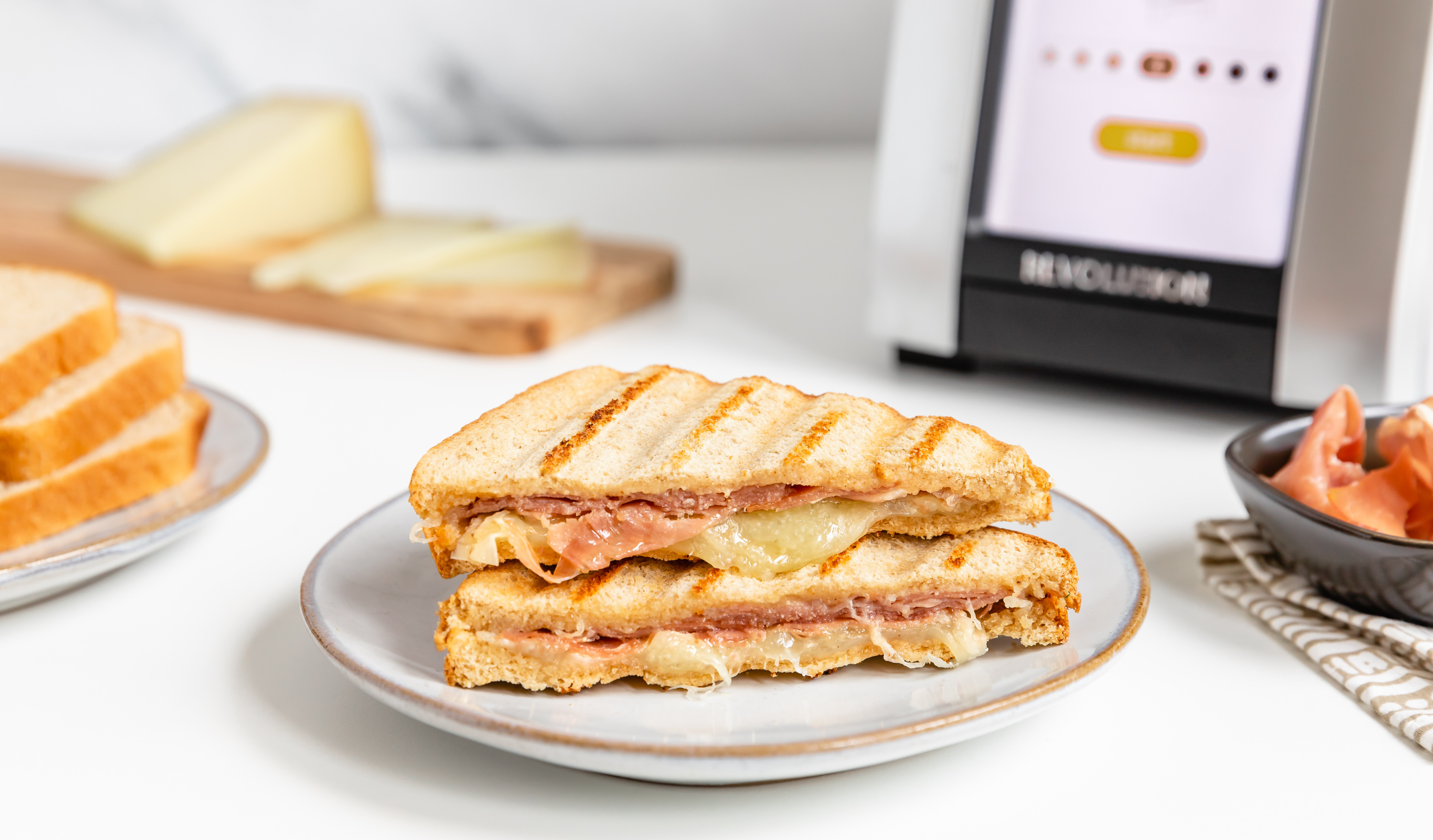 Panino Española: Serrano Ham and Manchego Cheese Panini