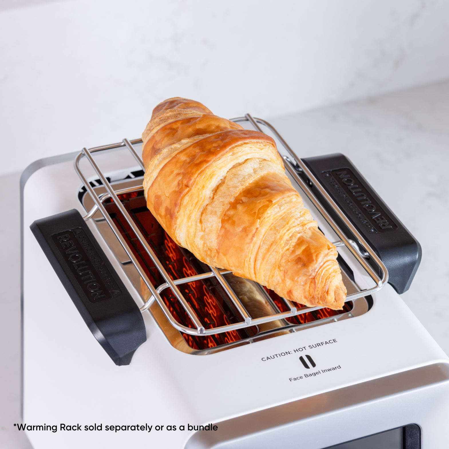 ! Revolution InstaGLO® R270 Toaster + Panini Press + Warming Rack Bundle.  All - Klinmart