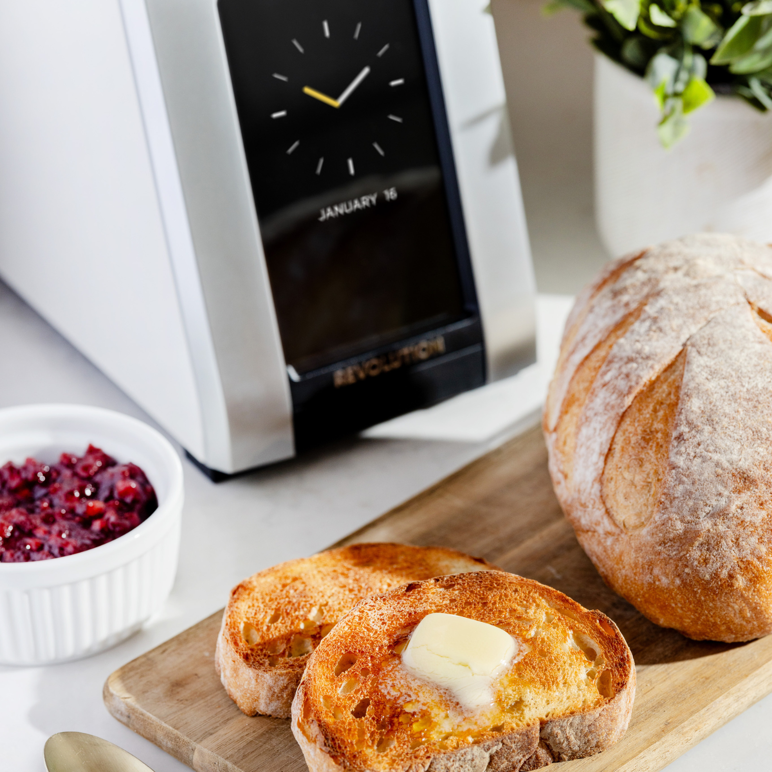 Revolution R270 Touchscreen 2-Slice Toaster w/ Panini Press