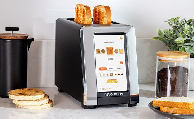 A smart toaster that has over 30 programmed toast settings. #toaster #