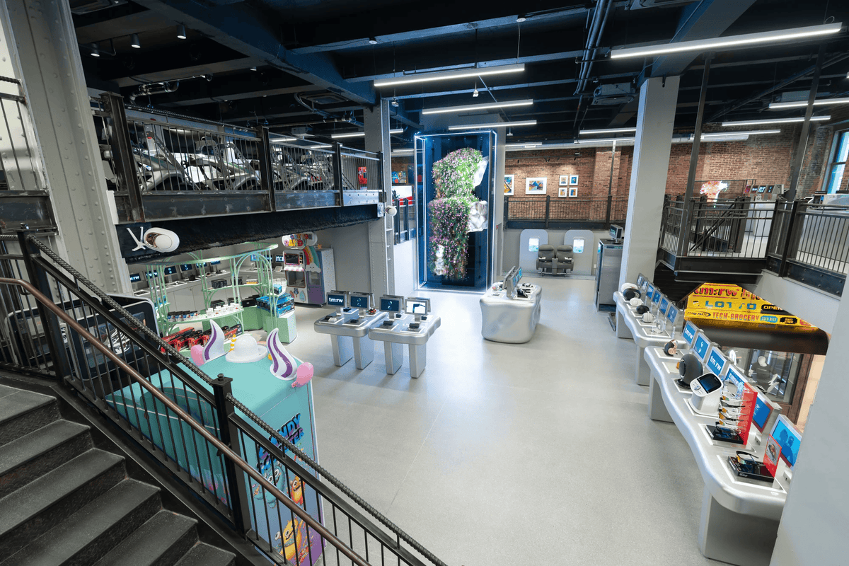 Interior view of the tm:rw store in NYC